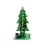 Kits électroniques DIY pour sapin de Noël tricolore/coloré à feuilles courbées, version standard/musicale
