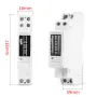 DDS518C Digitale eenfase-energiemeter kWh 5-32A 230V elektrische DIN-rail-wattmeter