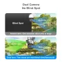 SC02-W 2MP+2MP Dual Lens WiFi PTZ Camera EU Plug 10X Zoom AI Human Detection Night Vision IP66 Outdoor Security IP Camera
