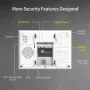 Staniot Wireless WiFi 4G Tuya Smart Security Protection Kit 7-inch Home Alarm System Built-in 115dB Louder Siren 5000mAh Battery for Home Safety Surveillance