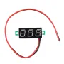 5pcs 0.28 Inch Two-wire 2.5-30V Digital Red Display DC Voltmeter Adjustable Voltage Meter