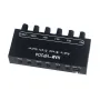 HAM-HP204 Stereo Audio Mixer Distributor Signal Selector 2 Input 4 Output 5X Magnification 3.5mm JRC NJM3414A DC 5-15V Volume Control