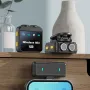 Q9 1-to-2 Wireless Lavalier Microphones with Charging Case 360° Omni-directional Sound Pickup ENC Noise Cancelling 30M Transmission Mini Mic Live Broadcast Gaming Microphone Plug and Play