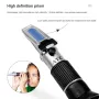 4 in 1 Car Automotive Antifreeze Refractometer Engine Battery Fluid Glycol Refractometer Glass Freezing Point Water Coolant Tester