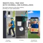 WF015-013D Tuya Smart Video Doorbell 120° Wide Angle Night Vision PIR Motion Alerts Two-Way Audio IP65 Waterproof Wireless WiFi Doorbell Camera Battery Powered Cloud Storage