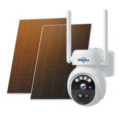 Hiseeu WTDK05-Q 4MP PTZ Solar Powerd Camera Wireless Night Vision PIR Humanoid Detection IP66 Waterproof WiFi Security IP Cameras Smart Home Safety Systems
