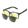 G05-T3 bluetooth 5.3 Earphone Smart Glasses Magnetic Suction 3 Types of Lens Disassembly Stereo Automatic Pairing IP67 Waterproof Multi-protection Smart Audio Glasses