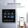 Tuya Smart Home Multiple Zigbee3.0 Control Panel 4-inch LCD Touch Screen 3 Gang Smart Switch APP Remote Control Zigbe Gateway Required