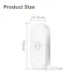 Tuya Smart Home WiFi Vibration Sensor Detection Smart Life APP Notification Real-Time Motion Shock Alarm History Record Security