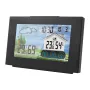 3551A Touch Screen Weather Station Indoor Outdoor Thermometer Hygrometer Wireless Sensor Weather Forecast Alarm Clock Comfort Level Display Smart Home Automation