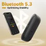 Altavoz Bluetooth TRIBIT Xsound Plus 2 de 30 W, altavoz portátil con dos altavoces de 48 mm, sonido estéreo Xbass, 24 horas de reproducción, resistencia al agua IPX7, emparejamiento TWS, llamadas manos libres, altavoces inalámbricos para exteriores