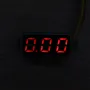 3pcs 0.28 Inch Three-wire 0-100V Digital Red Display DC Voltmeter Adjustable Voltage Meter