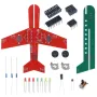 DIY Electronic Kit Airplane Flashing LED Simulate Aircraft Soldering Project Practice For STEM Student Learning