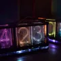 Geekcreit® Upgrade Boldfaced Word Imitate Glow Clock Full Color RGB Glow Tube Clock LED Music Spectrum Kit DS3231