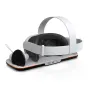 for Meta Quest VR Helmet Charging Dock with LED Ligth Bar Headset Handles Grip Storage Rack VR Accessories for Quest 3