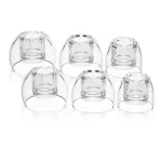 KZ LS01 Eartips Crystal-Clear Liquid Silicone Earplugs S/M/L Size 3 Pairs High Soft Comfort Eartips