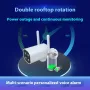 WG39 WiFi IP Camera 1080P Full Color Night Vision IP66 Waterproof Two Way Audio Pan Tilt Control AI Motion Monitoring EU Plug Security Camera