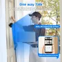 SY-36 1080P Tuya Smart WIFI Digital Door Peepholes Viewer 4.3 Inch Digital Magic Eye Wireless Doorbell Camera Security Door Eye Camera
