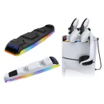 DOBE PS5/PS5 Slim Controller Charger Dual Charging Dock Station Wireless Gamepad Charger Top Mount Accessory Fast Charging