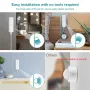 Tuya Zigbe3.0 Mmwave Radar Human Sensor Smart Presence Detector Distance Light Sensor for Smart Home Automation