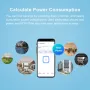 Ewelink WiFi Smart Energy Meter 70A+10A Clamp Sensor Real-Time Monitoring 6-Month Data Log Smart Home Automation Power Energy Savings App Voice Control with Alexa Google IFTTT
