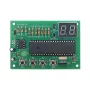Microcontroller Counter Kit STC90C52 NE555 Timer LED Display 5V-6V DIY Electronics Kit Precision Counting Circuit Complete Components Soldering Practice STEM Learning Educational Project