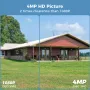 Hiseeu C90B 4MP Solar WIFI IP Camera Full Color Night Vision IP65 Waterproof AI Motion Detection Two-Way Audio 100% Wireless Eseecloud App Smart Home Surveillance Monitor