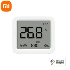 Xiaomi Mijia Smart bluetooth Thermometer 3 Mesh with LCD Display Wireless Electric Digital Hygrometer Temperature and Humidity 3 for Mi Home