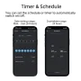 Tuya WiFi Smart Switch Temperature Humidity Dry Contact 10A AC85-265V DC7-32V App Remote Real-Time Monitoring Timer Schedule Smart Home Automation Voice Control with Alexa Google Assistant