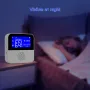 Tuya WiFi Smart Temperature Humidity Sensor Indoor Thermometer Hygrometer Meter with LCD Display Screen Detector APP Remote Monitoring Support Alexa Google Home