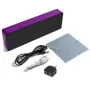 Multi-color LED Music Spectrum Electronic Clock Sound Control Rhythm Light 16*24 RGB Pickup Atmosphere Level Indicator