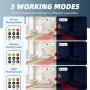 PIR Motion Sensor Alarm with Remote Control Indoor Wireless Infrared Security Motion Detector with 120dB Loud Volume Siren for Home Garage Shops