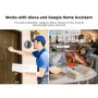 Smart Tuya WiFi Video Doorbell 4.3inch LCD Display with 1080P Peephole Camera 5000mAh Two-way Intercom Outdoors Cat Eye Viewer Cameras