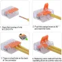 3x75pcs For 221 Electrical Connectors Wire Block Clamp Terminal Cable Reusable Mini Quick Home Wire Terminal Connector