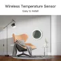 RSH Tuya Smart ZigBee3.0 Thermometer Home Indoor Temperature and Humidity Sensor with LCD Display Smart Life APP Voice Control with Alexa Google Assistant