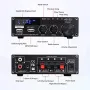 AirAux AS-22 Mini bluetooth Stereo Digital Amplifier 45W MAX RMS 300W Hi-Fi Class D 2 Channel Integrated Amp Power Amplifier