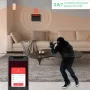 Staniot Wireless WiFi 4G Tuya Smart Security Protection Kit 7-inch Home Alarm System Built-in 115dB Louder Siren 5000mAh Battery for Home Safety Surveillance