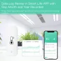 MoesHouse Smart WiFi Temperature Humidity Sensor Wiress APP Remote Monitoring Control Indoor Hygrometer Thermometer Controller Battery Powered Work with Alexa Google
