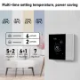 YJ508 Tuya WiFi Thermostat Smart Home Thermoregulator for Gas Boiler/Electric/Water Heating Temperature Controller APP Remote Voice Control with Alexa Google Home