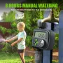 Rainpoint Smart Garden Irrigation Timer Weather-Responsive Rain Delay LCD Digital Water Timer Automatic Watering System Drip Irrigation Controller