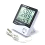 HTC-1 HTC-2 LCD Electronic Digital Temperature Humidity Meter Home Thermometer Hygrometer Indoor Outdoor Weather Station Clock