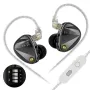 KZ Vader Pro Earbuds 3.5mm Wired Earphone 6 Dynamic Units Ultra-low and Ultra-high Frequency Dynamic Deep Bass In Ear Monitor Headphone