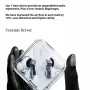 Nothing Ear 3 Fones de ouvido Bluetooth sem fio ANC -45dB Cancelamento de ruído ativo Driver de cerâmica de 11 mm Graves potentes Áudio de alta resolução Reprodução de 36 horas Fones de ouvido esportivos intra-auriculares