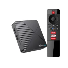 X88 Mini 13 4+64G TV BOX Android 13 Smart TV Box RK3528 8K WIFI6 BT Controle Remoto por Voz Reprodutor de Mídia Receptor de TV Set Top Box