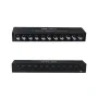HAM-HP10 10 Channel Stereo Headphone Amplifier 1 Input 10 Output 12dB Gain NJM4556A 3.5mm Jack DC 12-24V Volume Control