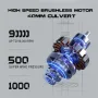 X7 Violent Fan Turbine Outdoor Fan 40mm Dust Removal Handheld Brushless 90000rpm High Speed ​​Hair Dryer Metal Body