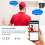 Hiseeu 3MP/5MP PTZ IP Camera Outdoor Security AI Human Detection H.265X Wireless WiFi Video Surveillance Cameras iCsee P2P