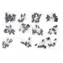 120PCS 12 Values 0.22UF-470UF In-line Electrolytic Capacitor Assortment Kit