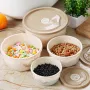 Bakeey 4 PCS Storage Box Miscellaneous Grain Storage Plastic Sealed Box Refrigerator Freshness Box