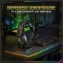 ONIKUMA X13 Wired Gaming Headset 50mm Large Speaker RGB Light Soft Earmuffs Adjustable Headband 3.5mm On-ear E-sports Headphones with Rotary Microphones for PC Laptop Games